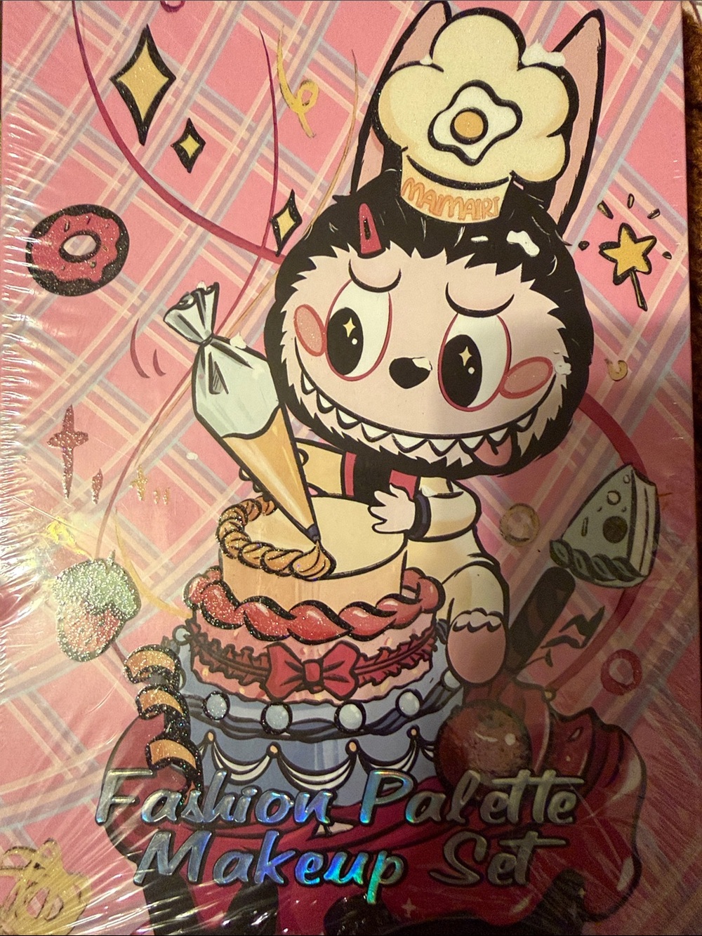 Source Unknown Pink and Black Cute Character Makeup Palette